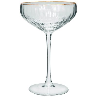 OLIVER GOLD RIM COUPE 250ML