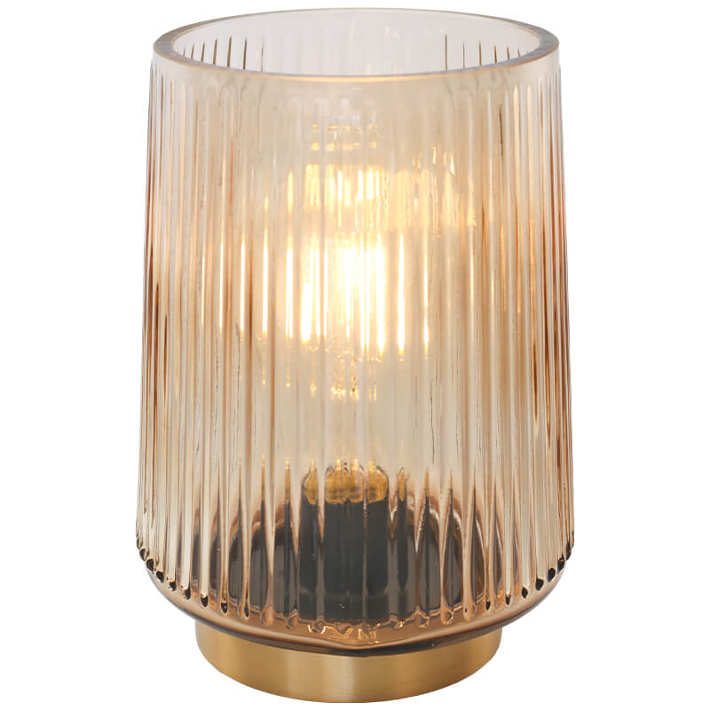 BROWN DIVA LED LAMP 17CM