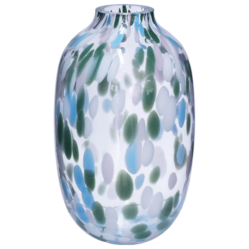 SLEEPWALKER GREEN/WHITE VASE 25CM