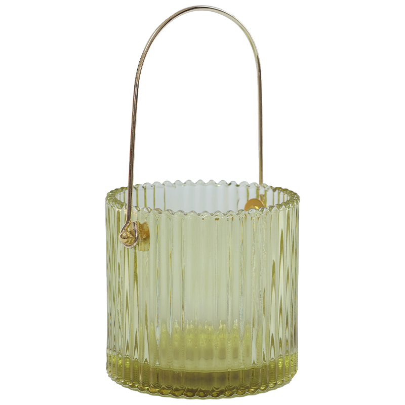 GREEN HANDLED VOTIVE 12CM - Image 2