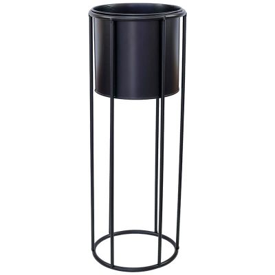 AVA PLANT STAND BLACK 60H 20D