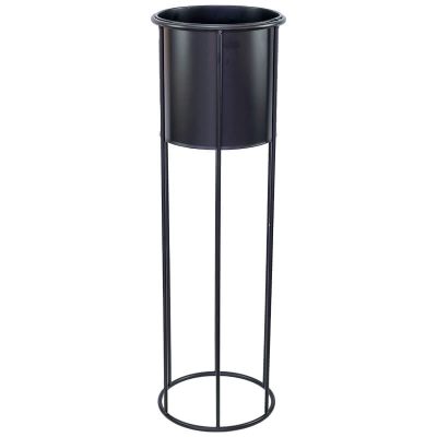 AVA PLANT STAND BLACK 80H 23D