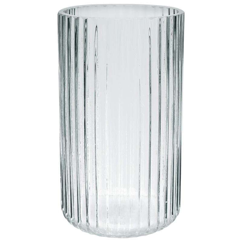 LINE CYLINDER VASE 20X12CM