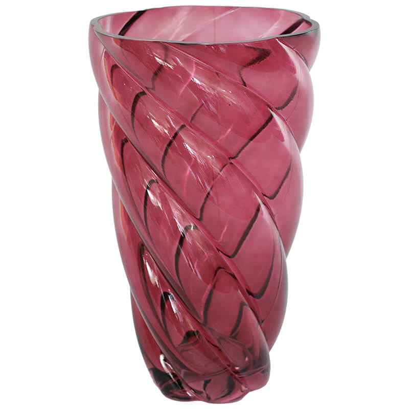 CRANBERRY VASE 29CM