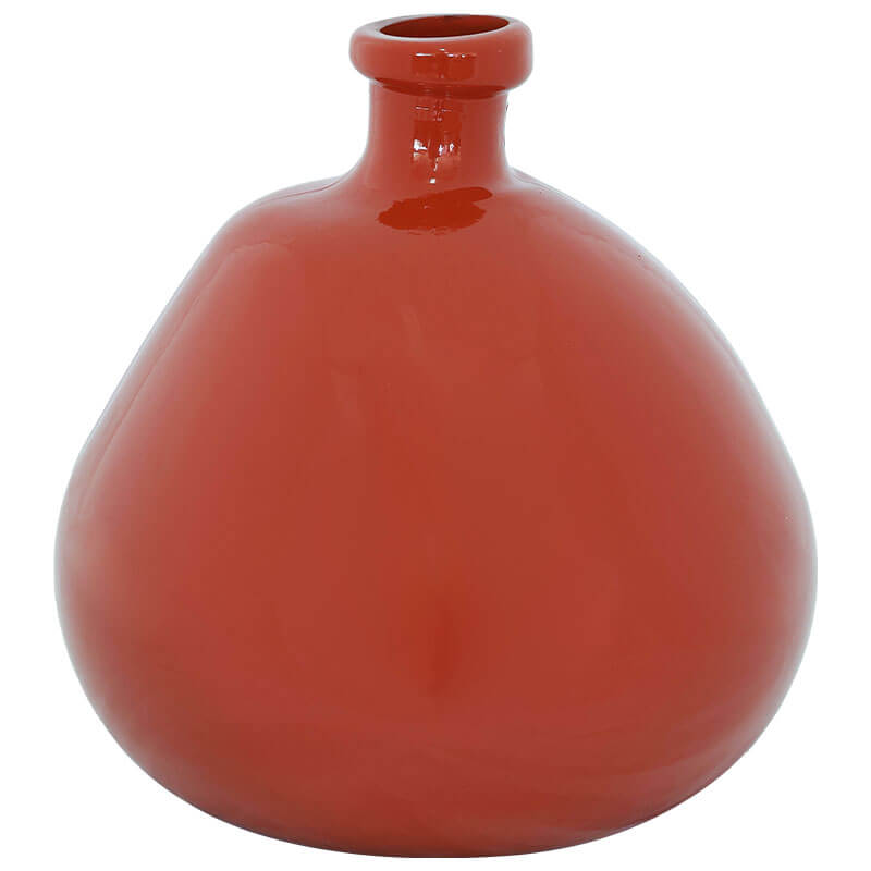 OPAQUE ORANGE SIMPLICITY VASE 23C