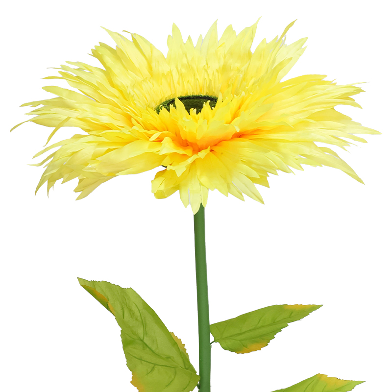 SUNFLOWER WITH STEM YELLOW 135X50