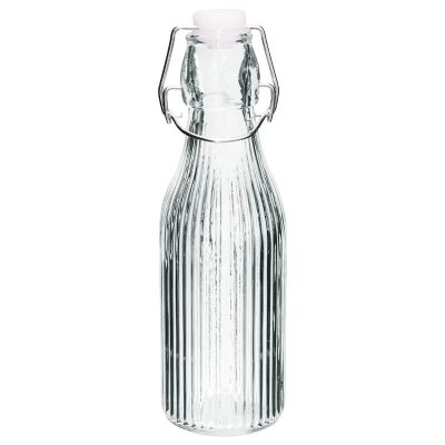 STRIPE BOTTLE CLIP TOP 250ML 20CM