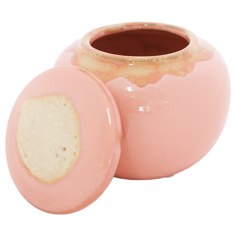BLUSH SUNSET JAR/LID 9CM - Image 2