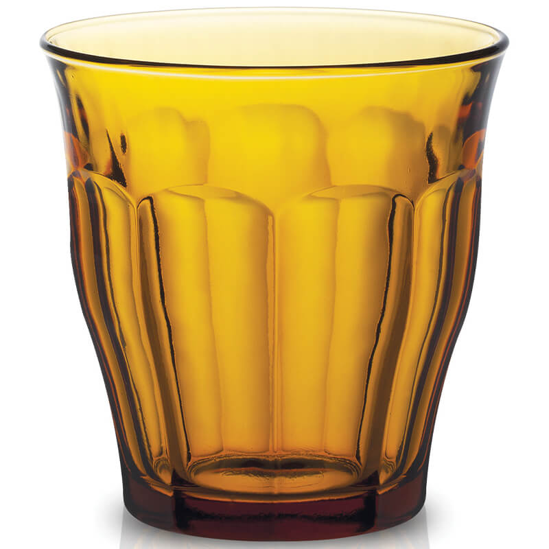 PICARDIE AMBER TUMBLER 250ML