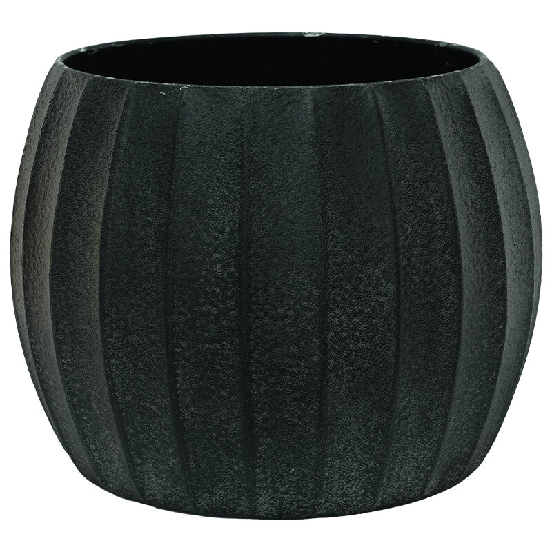 HARU BLACK TABLE/PLANTER 42X57CM - Image 2