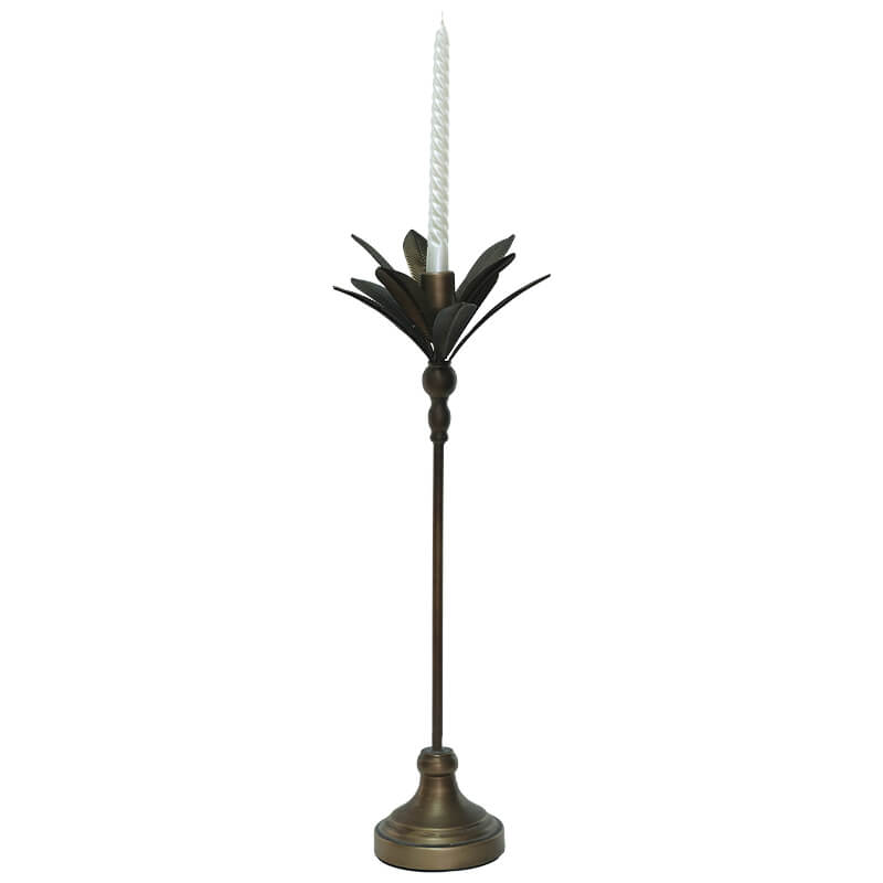 GIANNI LEAF CANDLE HOLDER 58CM - Image 2