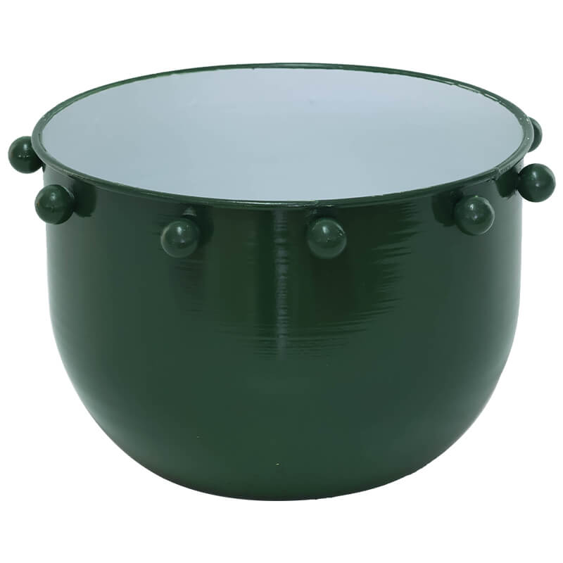 BOLAE GREEN FLOWER POT 14CM