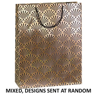 GOLD ART DECO GIFT BAGS LARGE