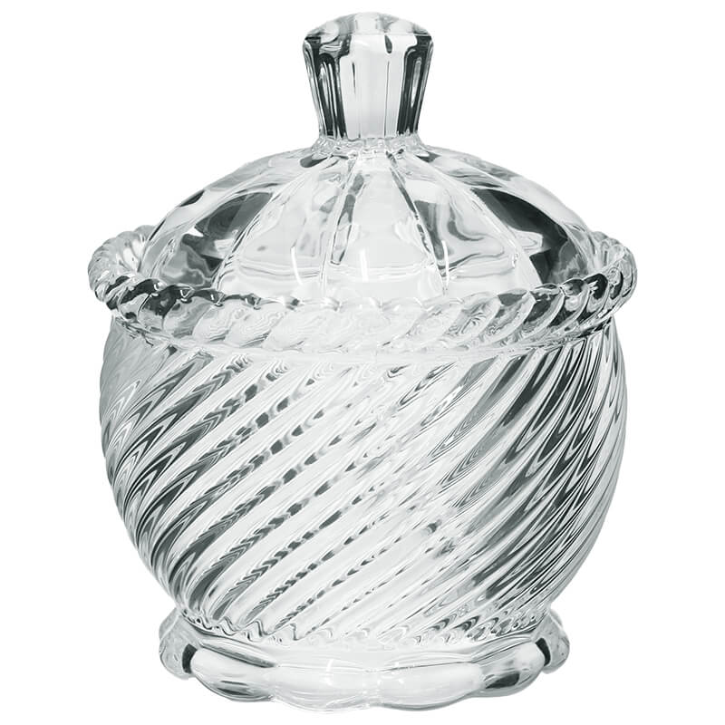 SWIRL TRINKET BOX 9X11CM
