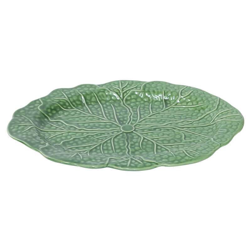 CABBAGE LEAF PLATTER 36X25CM - Image 2