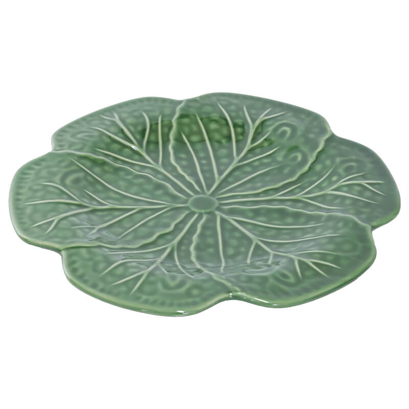 CABBAGE LEAF PLATE 26CM - Image 2