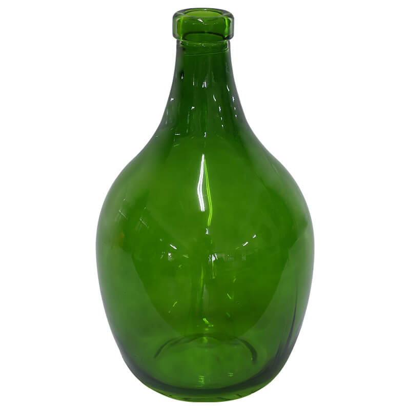GREEN BOTTLE VASE 29X16CM