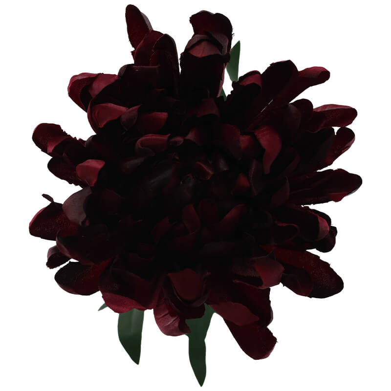 DARK PURPLE CRYSANTHEMUM 63CM - Image 2