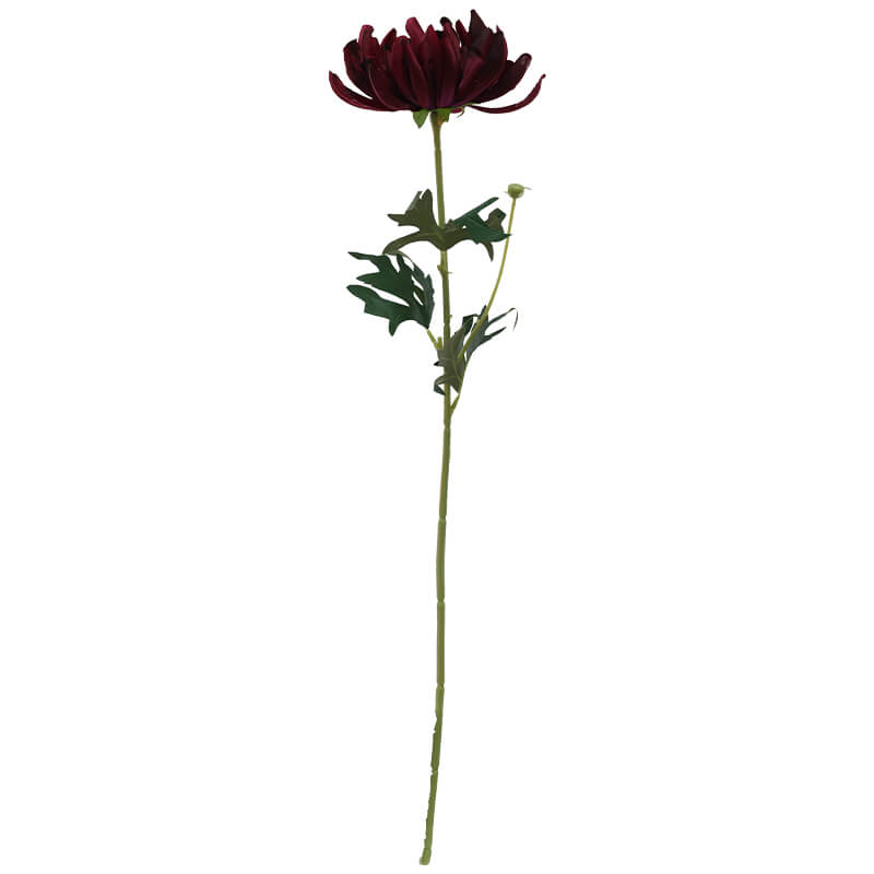 DARK PURPLE CRYSANTHEMUM 63CM - Image 3