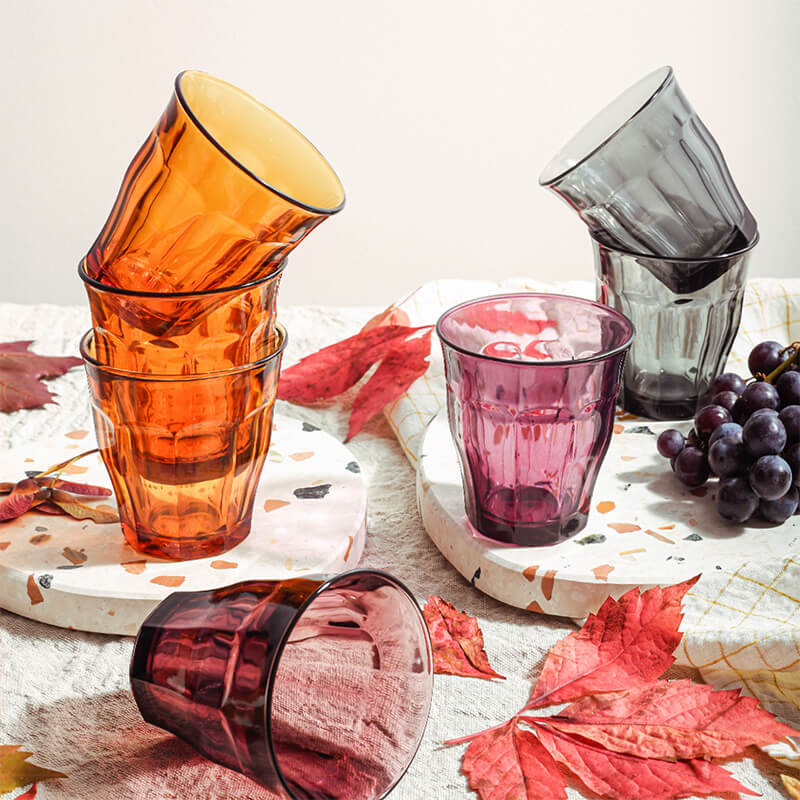PICARDIE AMBER TUMBLER 250ML - Image 2