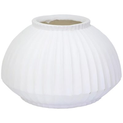 NICOLA FLUTED VASE 27CM