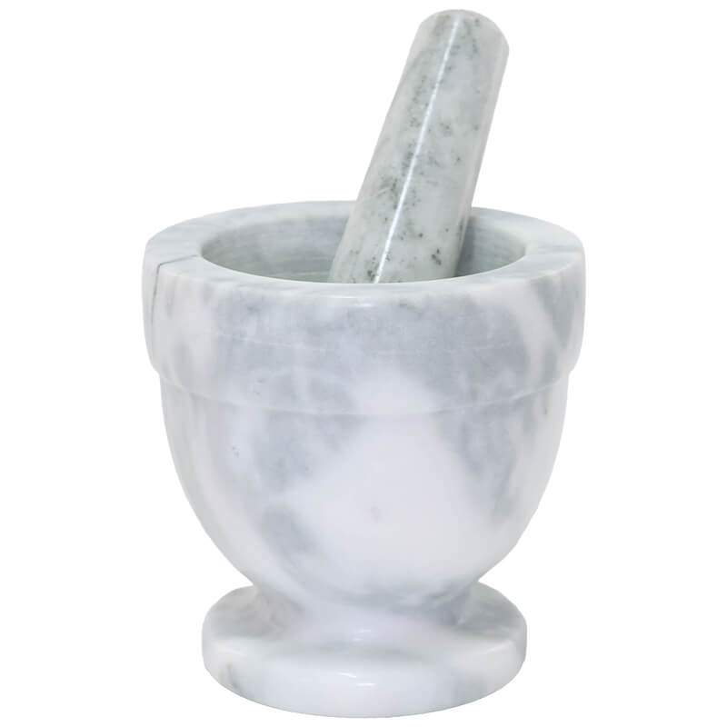 MORTAR & PESTLE 10X10CM